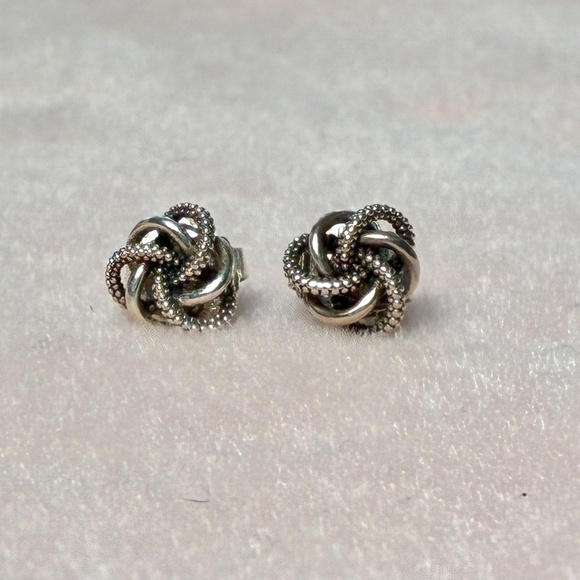 LAGOS Jewelry - LAGOS Silver Intricate Knot Earrings
